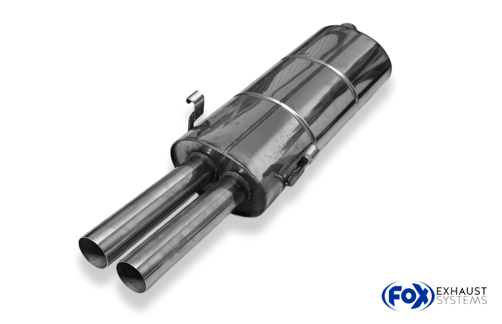 Fox Sportuitlaat BMW E23 728i achterdemper - 2x63 Type 14