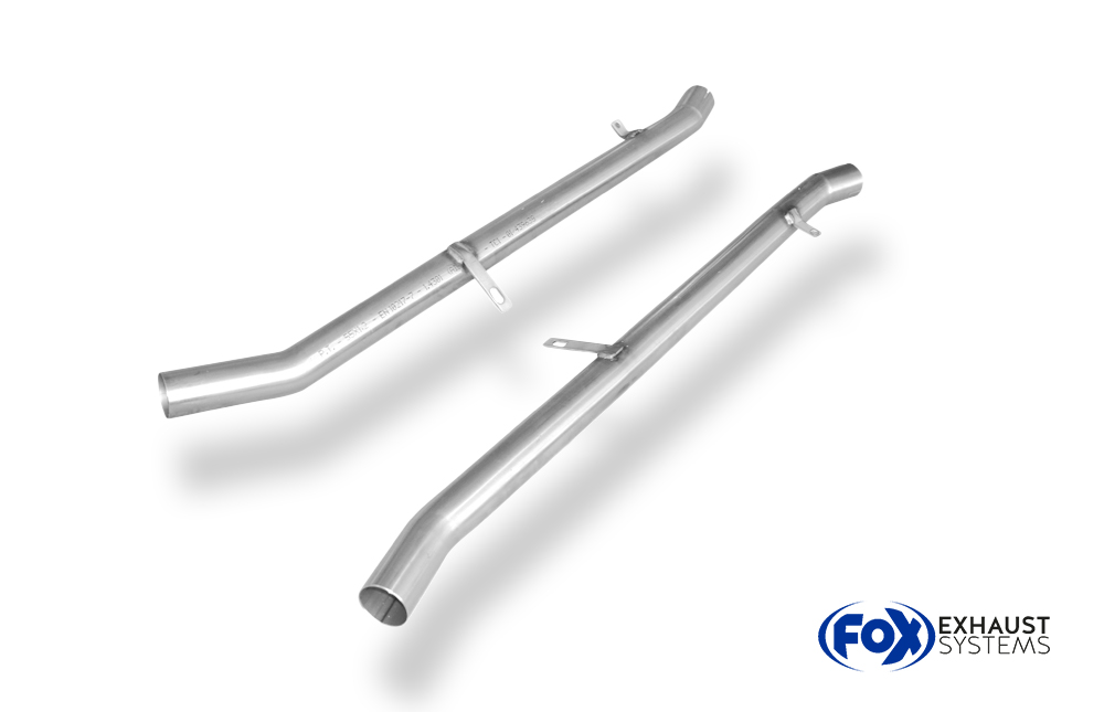 Fox Sportuitlaat BMW E38 730i/ 735i/ 740i Vervangingsleidingen voor de voordemper
