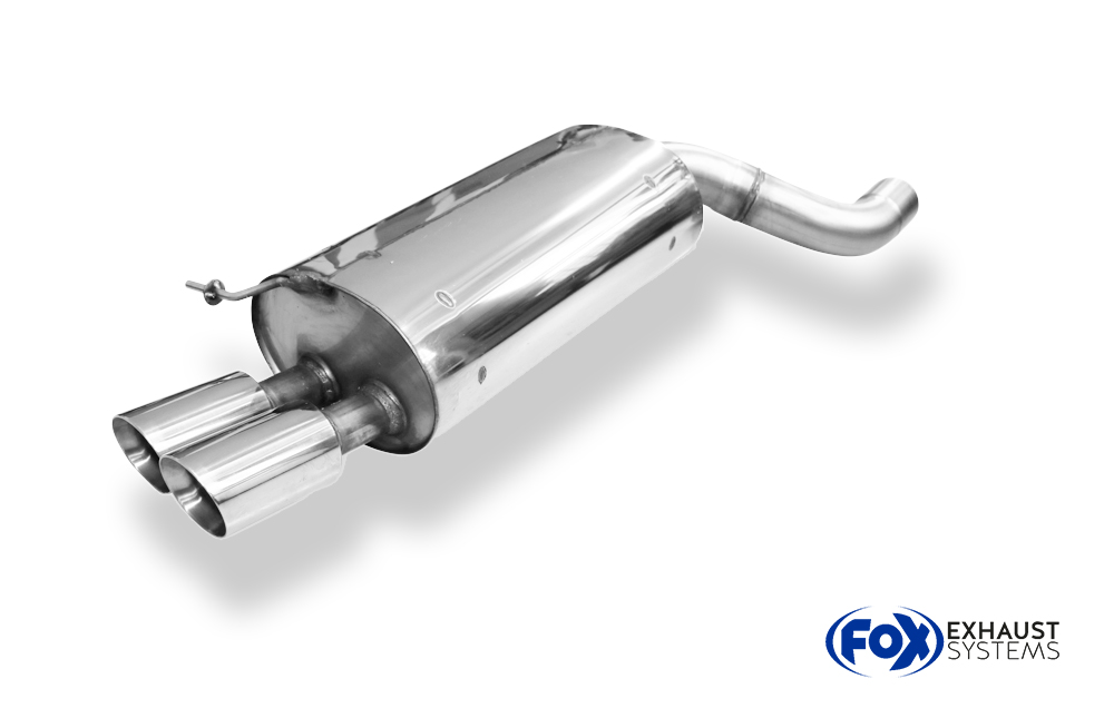 Fox Sportuitlaat BMW E65 735i/745i Achterdemper - 2x90 Type 25