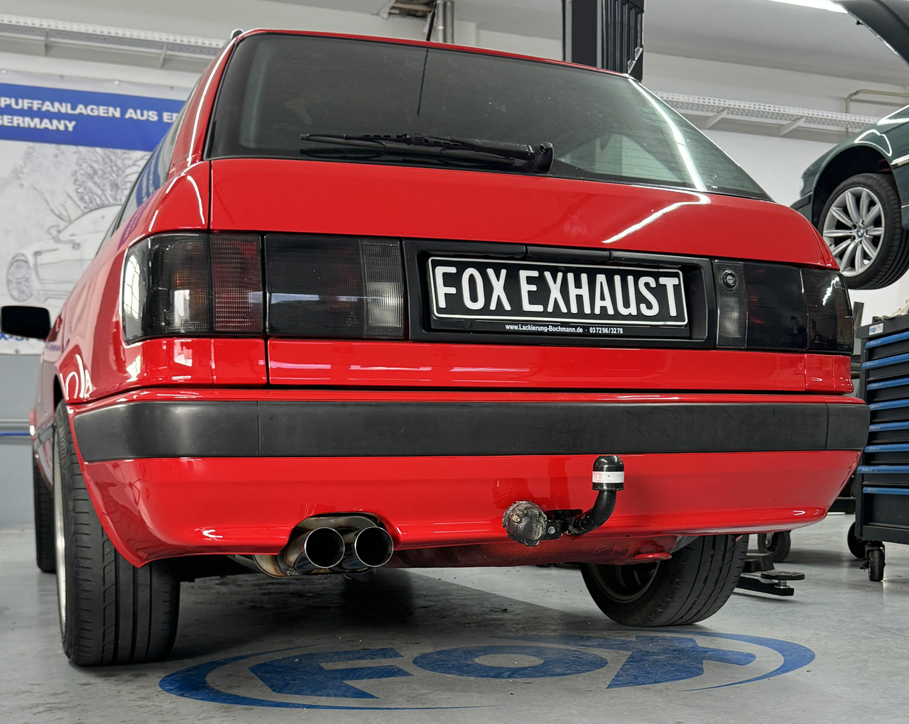 Fox Sportuitlaat Audi 80 Type B4 quattro achterdemper - 2x70 Type 10