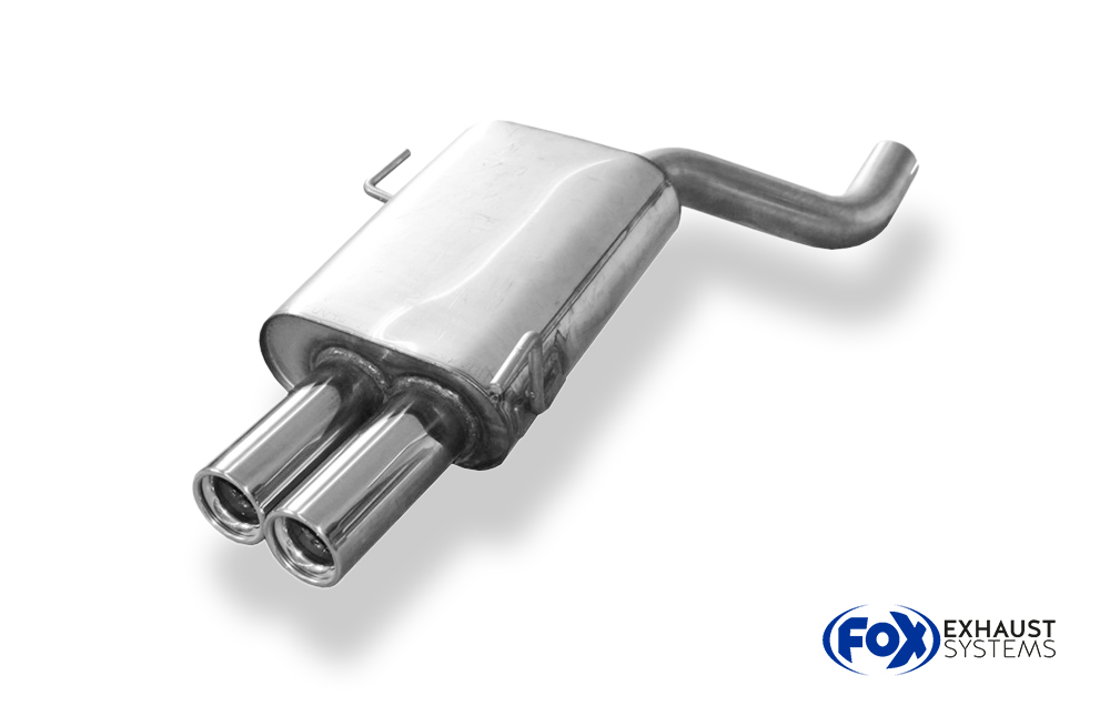 Fox Sportuitlaat Audi 80 Type B4 quattro achterdemper - 2x76 Type 13