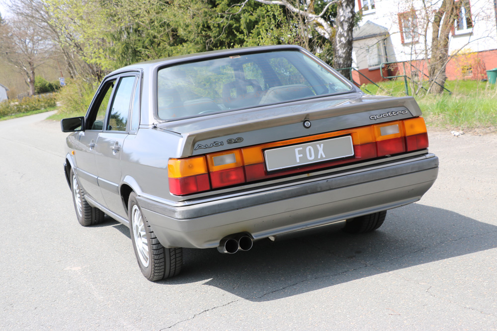 Fox Sportuitlaat Audi 80/90 Type 85 quattro Facelift Achterdemper - 2x76 Type 10