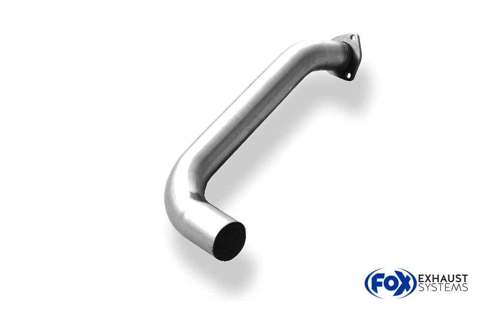 Fox Sportuitlaat Audi 80/90 Type 89 quattro verbindingspijp naar de uitlaatdemper AU011038-xxx kleine flens