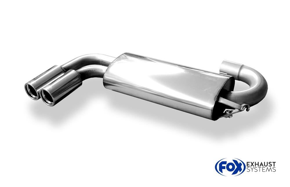 Fox Sportuitlaat Audi 80/90 Type 89 quattro achterdemper - 2x76 Type 13
