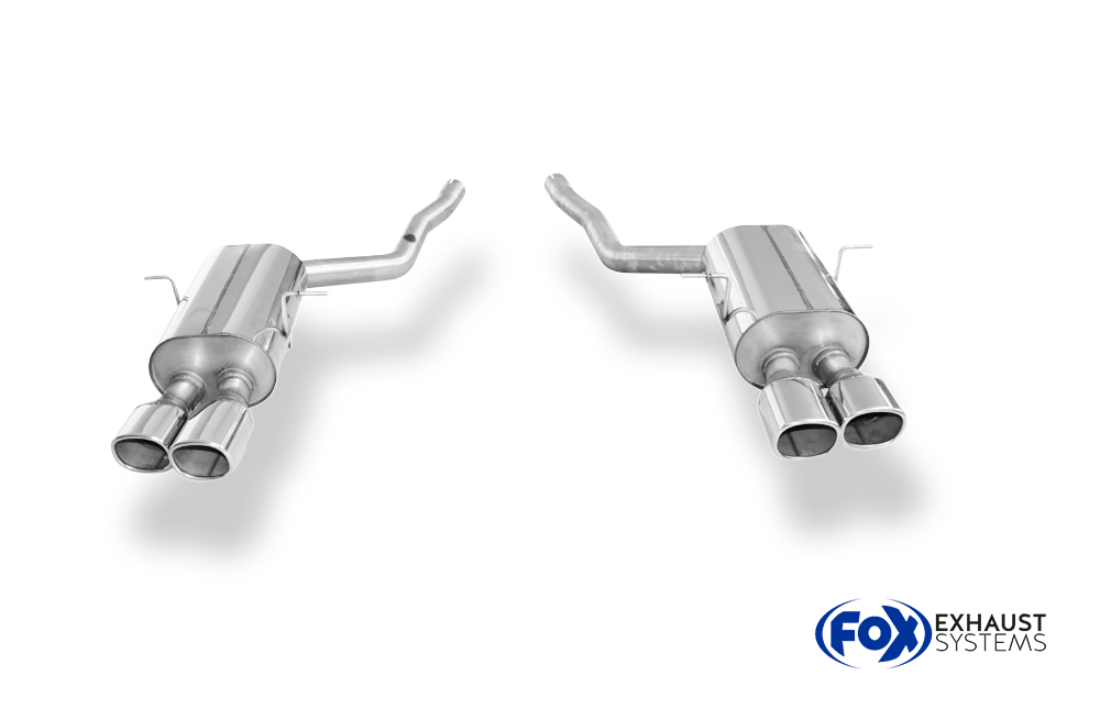 Fox Sportuitlaat BMW E31 850i achterdemper rechts/links - 2x93x79 type 70 rechts/links