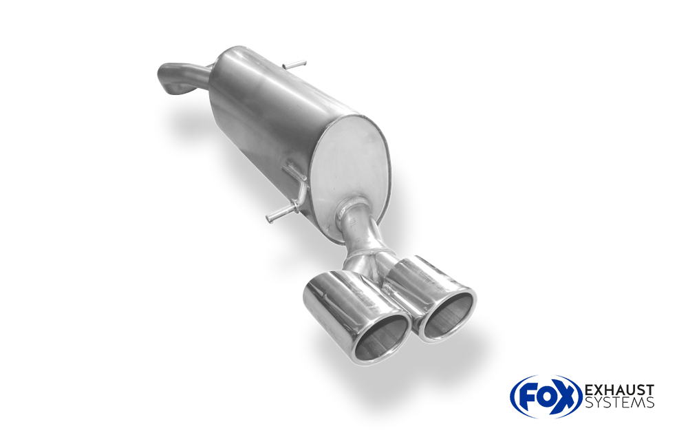 Fox Sportuitlaat Audi A1 8X achterdemper - 2x90 type 16
