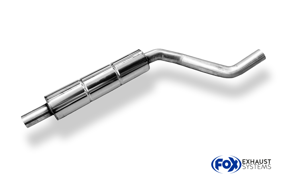 Fox Sportuitlaat Audi A2 - 1.4l - 42l tank voor geluiddemper