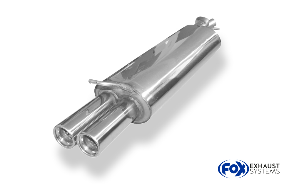 Fox Sportuitlaat Audi A3 Type 8L Achterdemper - 2x76 Type 13