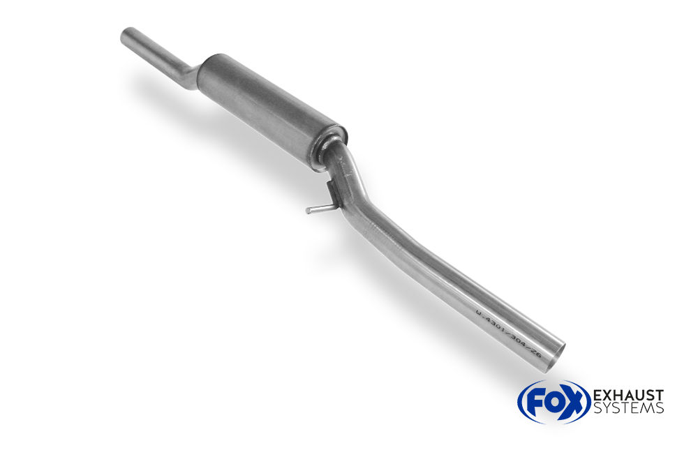 Fox Sportuitlaat Audi A3 Type 8L quattro voordemper &Oslash;63,5mm