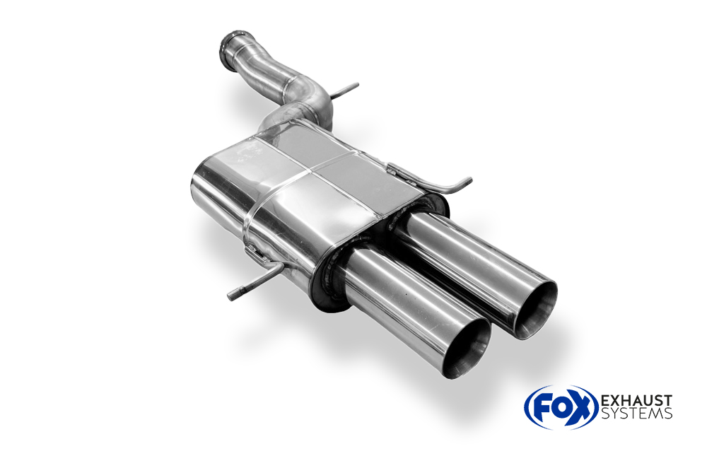 Fox Sportuitlaat Audi RS4 B5 achterdemper 90 mm - 2x90 Type 24
