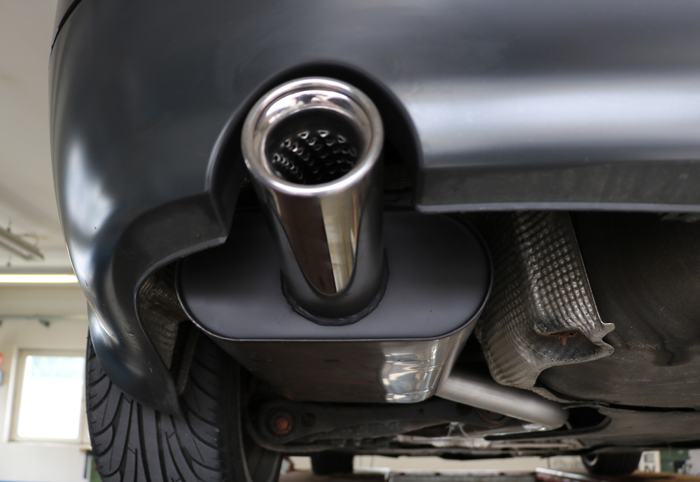 Fox Sportuitlaat Audi A4 Type B6 Achterdemper - 1x80 Type 13