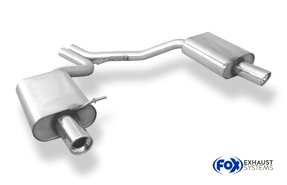 Fox Sportuitlaat Audi A4 Type B7 achterdemper rechts/links - 1x90 Type 17 rechts/links