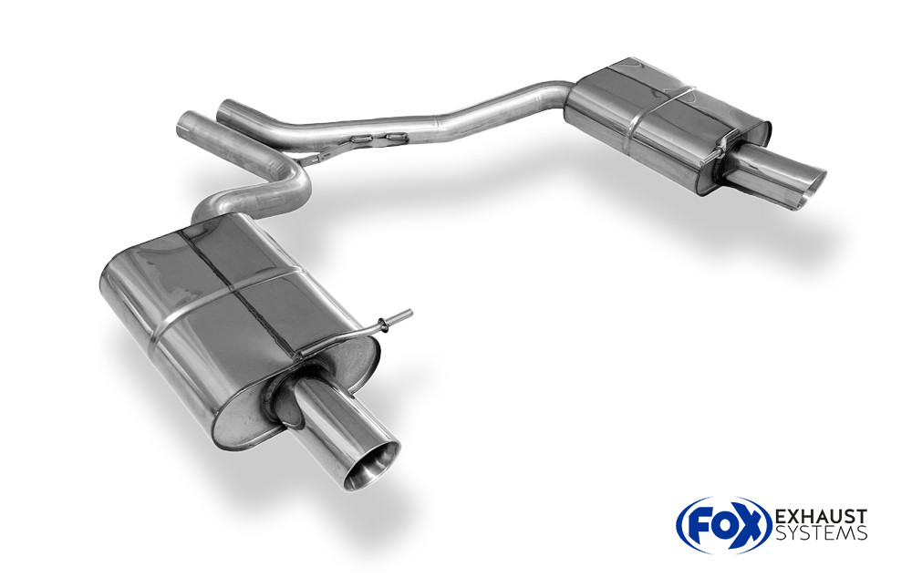 Fox Sportuitlaat Audi A4 Type B7 achterdemper rechts/links - 1x90 Type 25 rechts/links