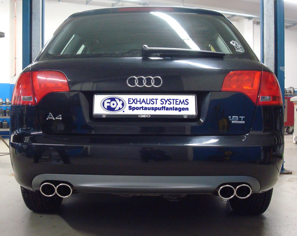 Fox Sportuitlaat Audi A4 B7 - 1.8l T Uitlaatpijpenset voor lassen - 2x88x74 Type 32 Rechts/Links