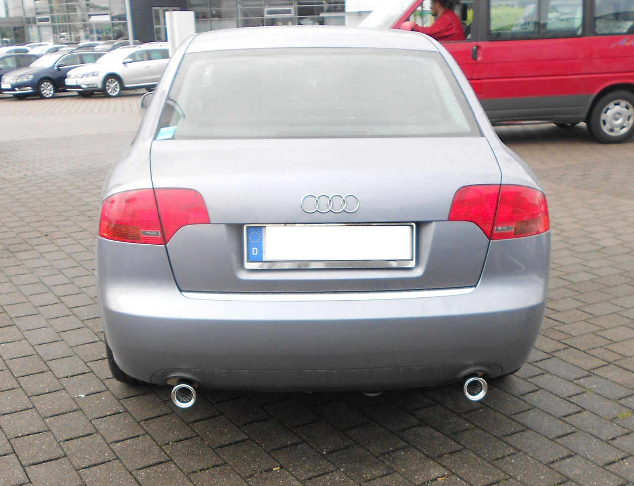 Fox Sportuitlaat Audi A4 Type B7 Diesel Achterdemper Rechts/Links - 1x76 Type 13 Rechts/Links