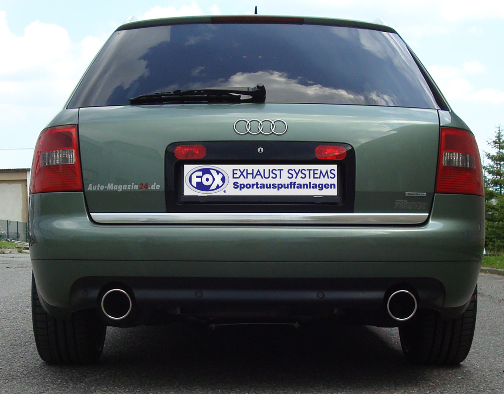 Fox Sportuitlaat Audi A6/S6 Type 4B quattro achterdemper rechts/links - 1x100 Type 16 rechts/links
