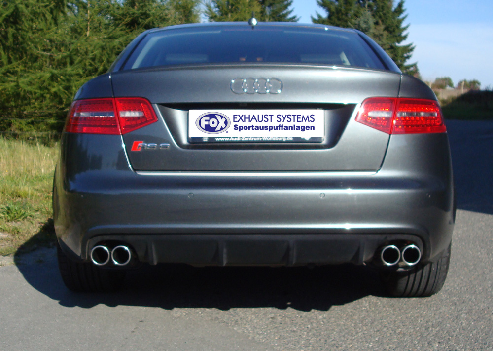 Fox Sportuitlaat Audi RS6 4F achterdemper rechts/links - 2x80 type 16 rechts/links