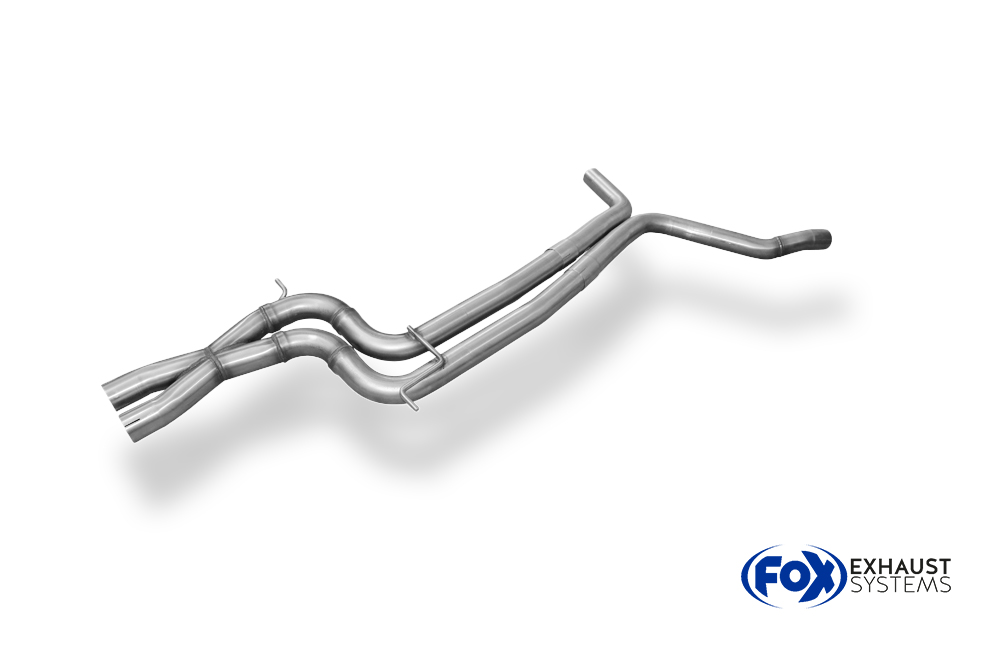 Fox Sportuitlaat Audi A6/A7 4G - 3.0l TFSI - Vervangingspijp voor de voordemper