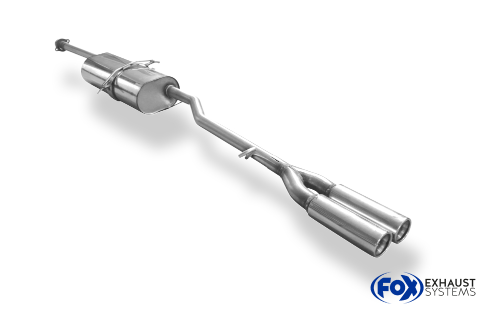 Fox Sportuitlaat Mercedes A-Klasse W168 achterdemper - 2x70 Type 13