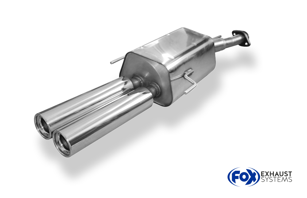 Fox Sportuitlaat Opel Astra G Sedan Achterdemper &Oslash;60mm - 2x80 Type 13