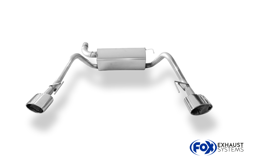 Fox Sportuitlaat Opel Astra J Sedan Achterdemper Dwarsuitlaat Rechts/Links - 160x90 Type 38 Rechts/Links
