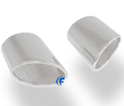 Fox Sportuitlaat Opel Astra J Sedan Half Uitlaatsysteem vanaf de katalysator, dwarsuitlaat rechts/links - 160x90 Type 38 Rechts/Links