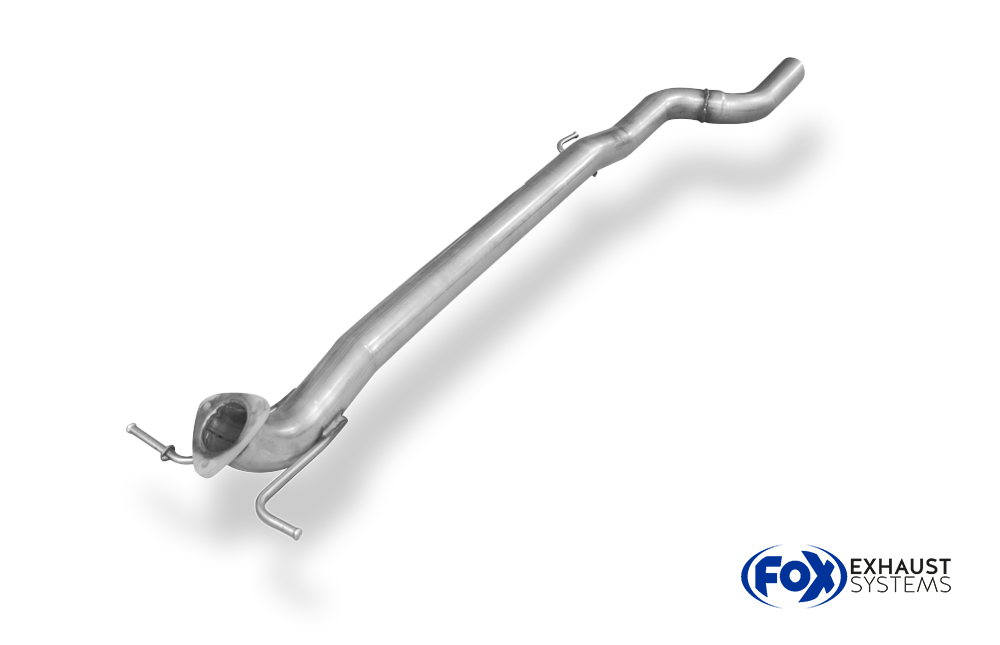 Fox Sportuitlaat Vervangingspijp voor de voordemper van de Opel Astra K hatchback (niet voor modellen met OPF)