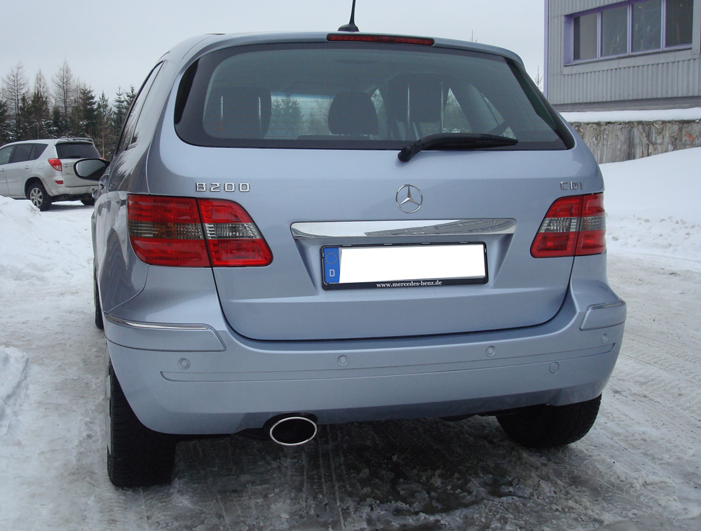 Fox Sportuitlaat Mercedes B-Klasse 245 achterdemper - 140x90 type 32