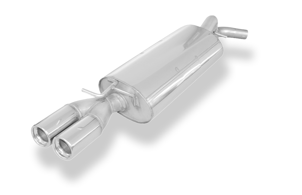 Fox Sportuitlaat Achterdemper New Beetle 1C, 9C, 1Y &Oslash;63,5 - 2x76 Type 13