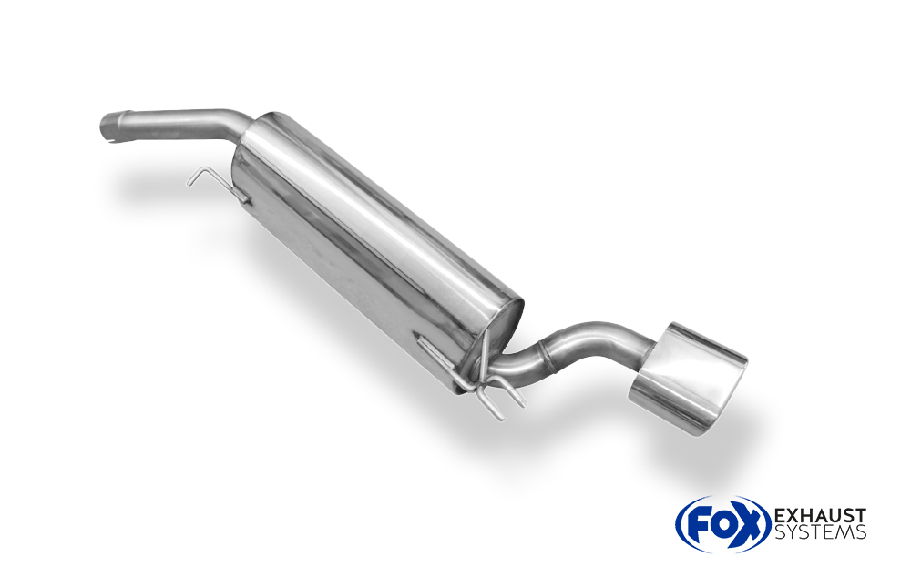 Fox Sportuitlaat Fiat Bravo 198 voor modellen met bumperuitsparing, achterdemper - 135x80 type 53
