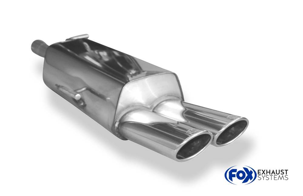 Fox Sportuitlaat Citroen C4 - B7 Achterdemper - 2x106x71 Type 32