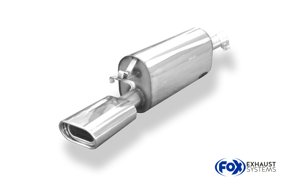 Fox Sportuitlaat Opel Calibra A/ Calibra A 4x4 Achterdemper &Oslash;50mm - 135x80 Type 53