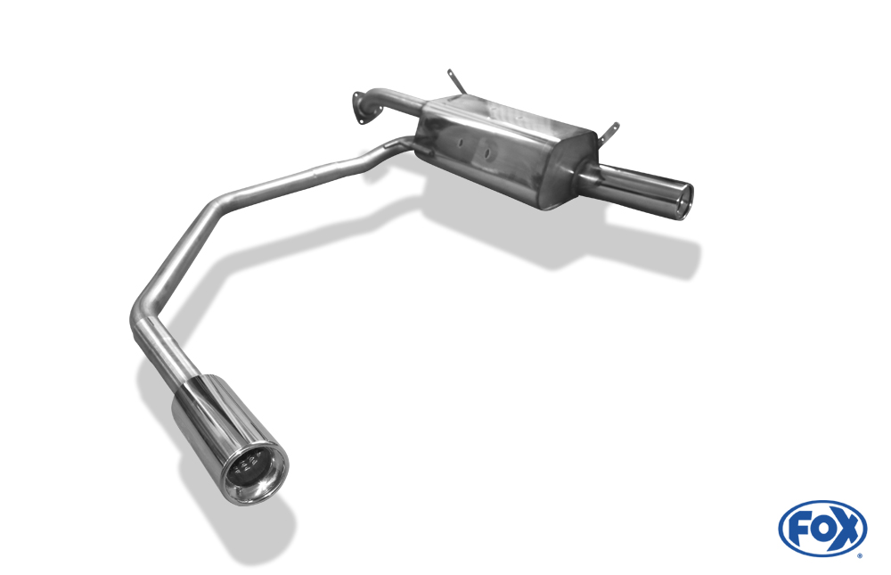 Fox Sportuitlaat Mitsubishi Carisma Type DAO Achterdemper Rechts/Links Uitlaat - 1x90 Type 13 Rechts/Links