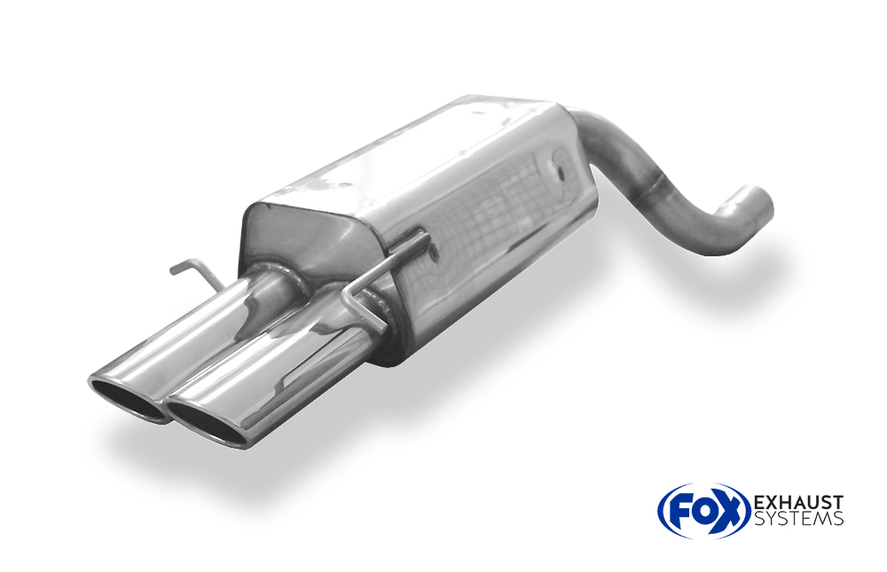 Fox Sportuitlaat Mercedes C-Klasse W203/S203 Achterdemper - 2x106x71 Type 32