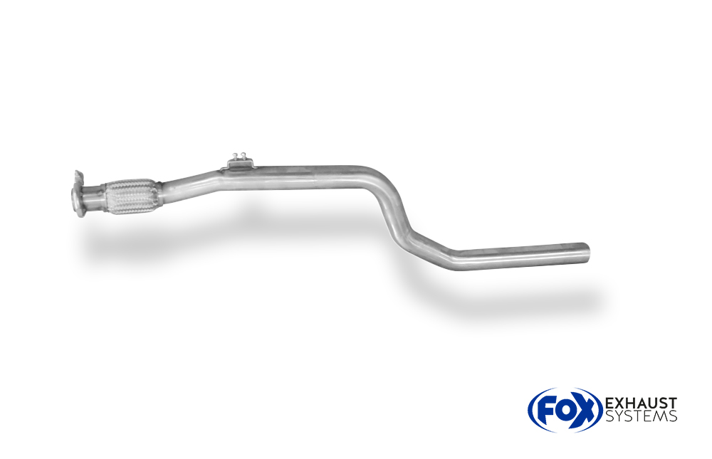 Fox Sportuitlaat Vervangingspijp voor de voordemper van de Mercedes C-Klasse 205 Sedan/Estate
