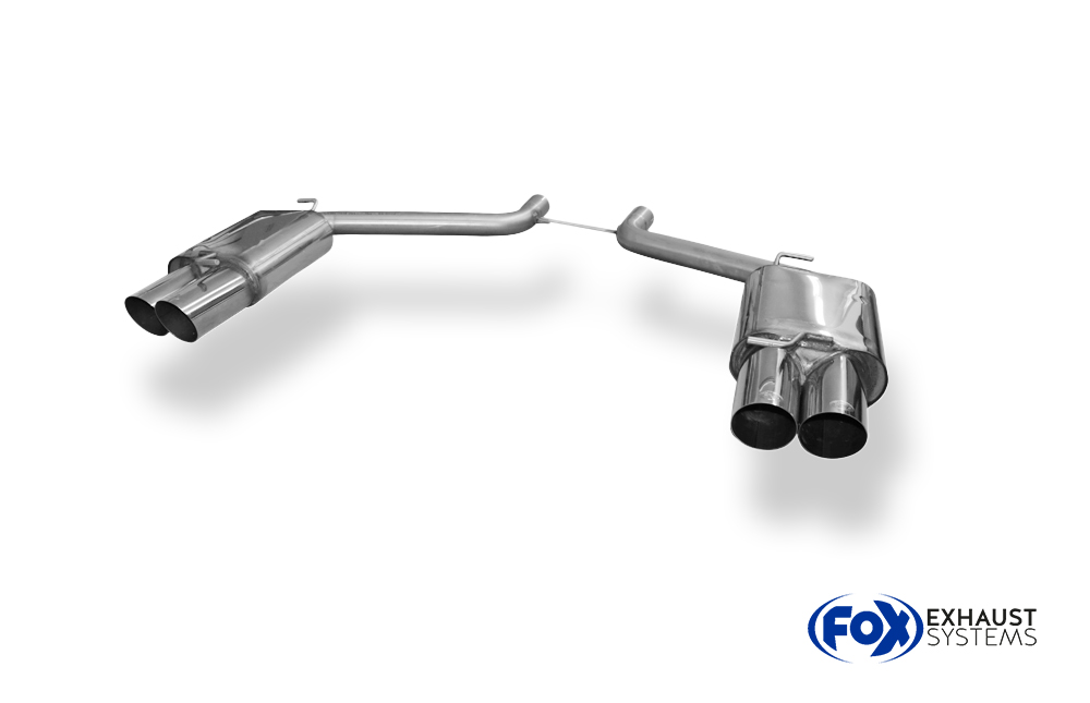 Fox Sportuitlaat Dodge Challenger achterdemper rechts/links - 2x100 type 14 rechts/links