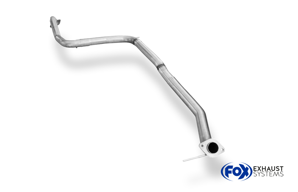 Fox Sportuitlaat Vervangingspijp voor de voordemper van de Honda Civic IX Type R
