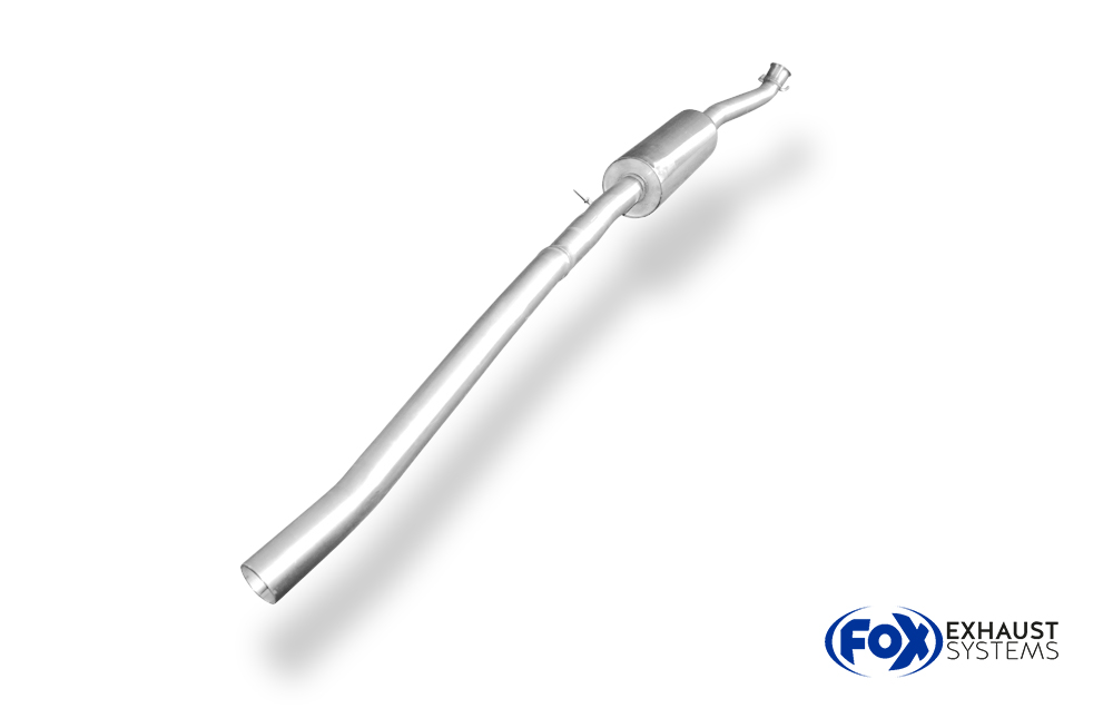 Fox Sportuitlaat Mercedes CLA 220 - 117 4-matic voordemper voor modellen met een voordemper vlak na de katalysator.