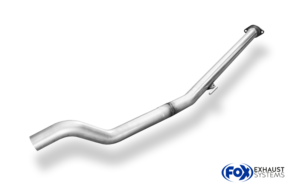 Fox Sportuitlaat Vervangingspijp voor de voordemper van de Renault Clio II B zonder T&Uuml;V-goedkeuring
