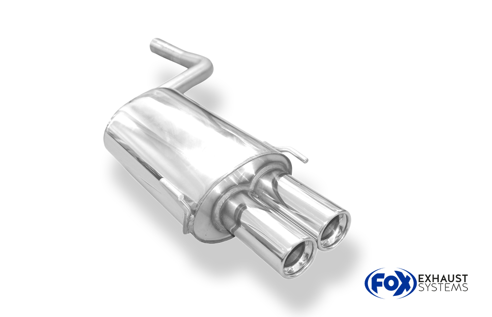 Fox Sportuitlaat Mercedes CLK Type 208 achterdemper - 2x80 Type 13