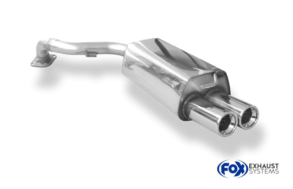 Fox Sportuitlaat Toyota Corolla Verso R1 Benzine Achterdemper - 2x80 Type 13