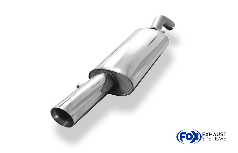 Fox Sportuitlaat VW Corrado G60 achterdemper &Oslash;63,5 - 1x90 Type 25