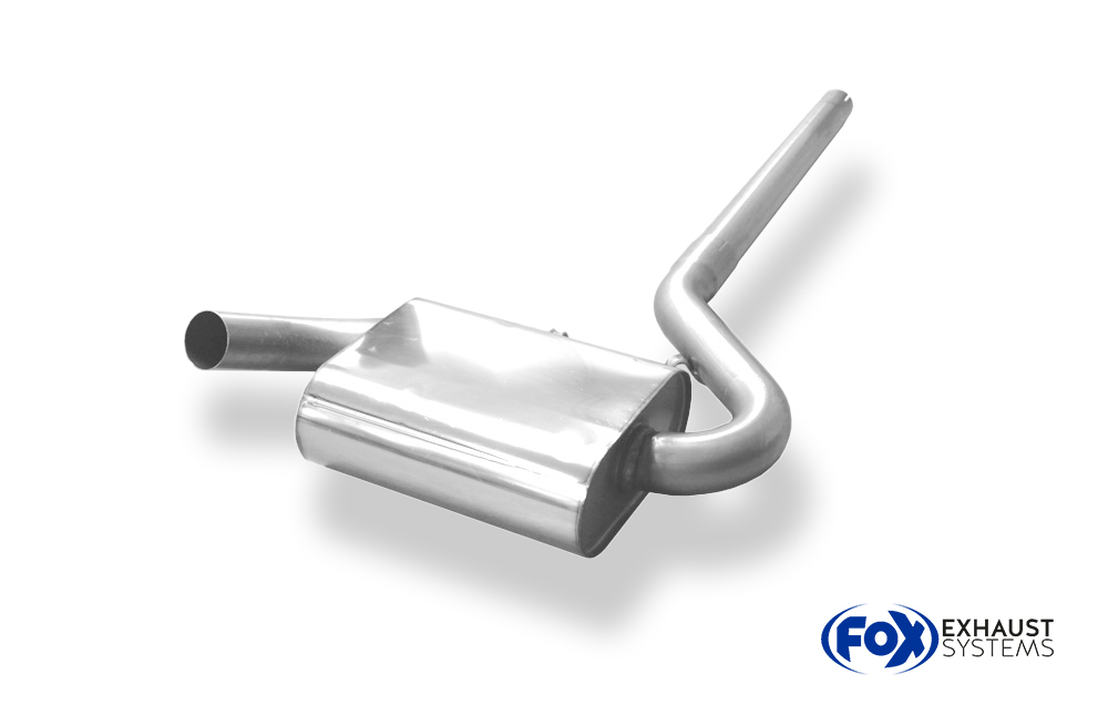 Fox Sportuitlaat VW Corrado G60 voordemper &Oslash;63,5 mm incl. verbindingsbuis naar katalysator