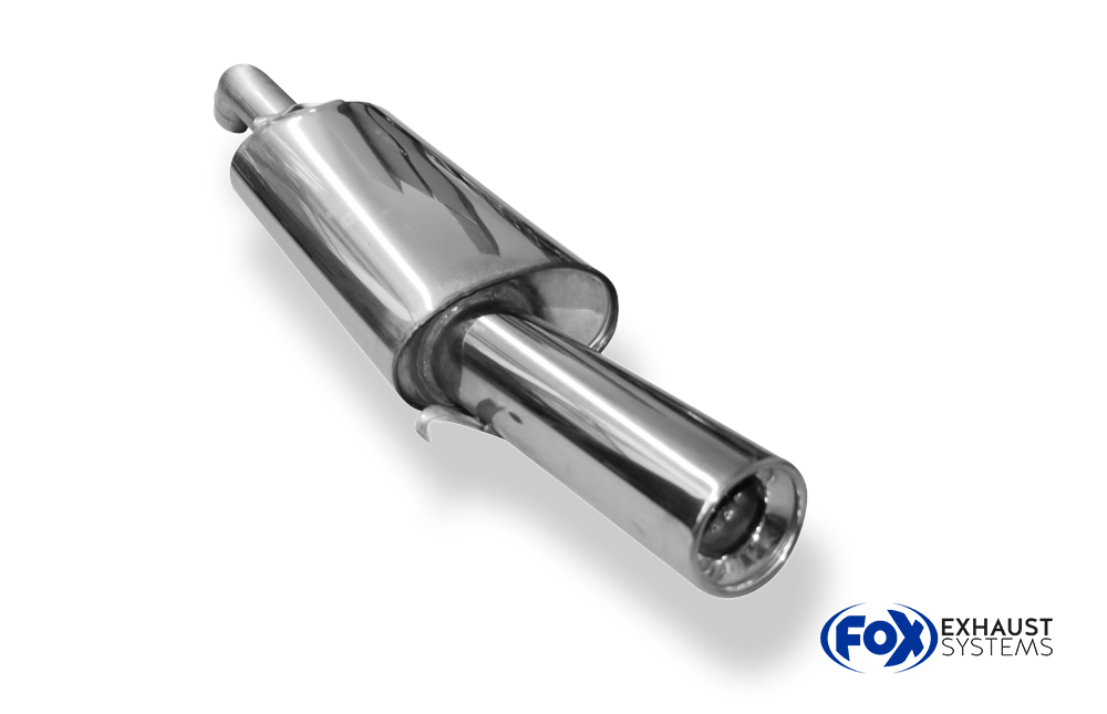 Fox Sportuitlaat VW Corrado G60 achterdemper &Oslash;55mm - 1x90 Type 13