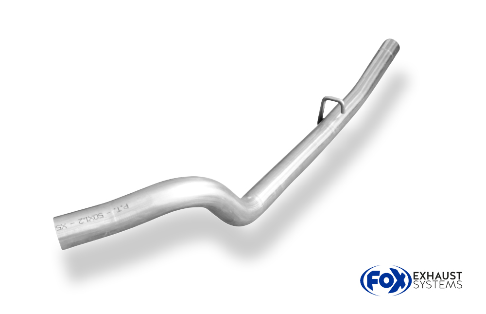 Fox Sportuitlaat Vervangingspijp voor de voordemper van de Opel Corsa A-CC