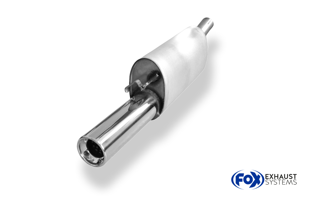 Fox Sportuitlaat Opel Corsa A-CC achterdemper - 1x90 Type 13