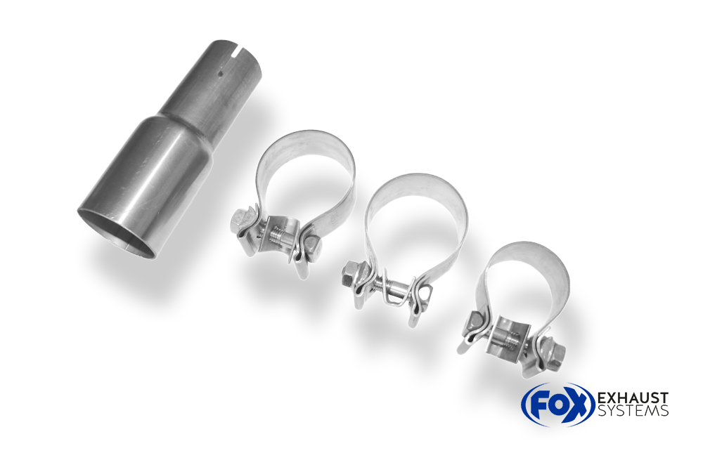 Fox Sportuitlaat Vervangingspijp voor de voordemper van de Opel Corsa B - pijpdiameter: 60 mm