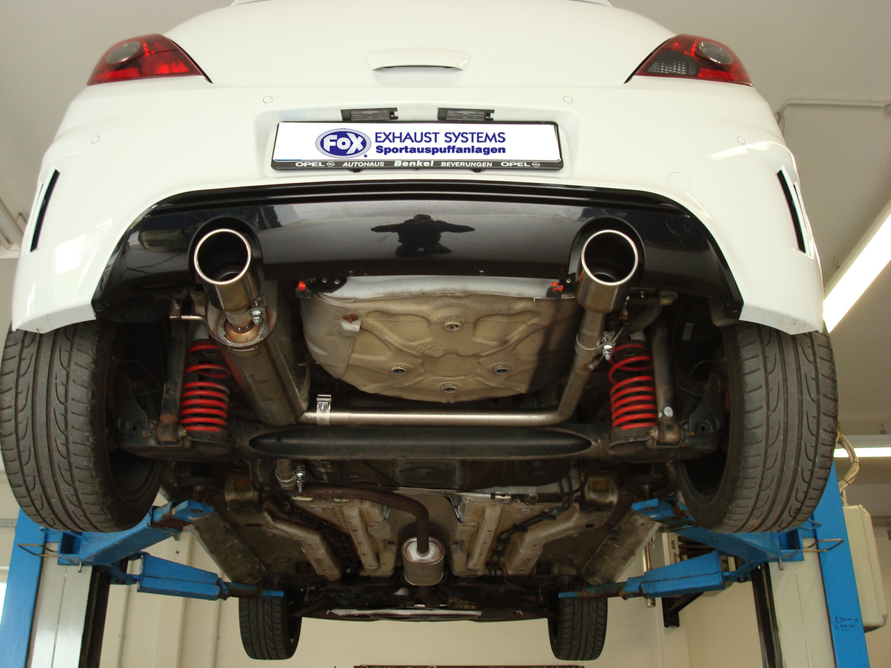 Fox Sportuitlaat Opel Corsa D - NRE Edition Achterbumper Geluiddemper Rechts/Links Uitgang - 1x100 Type 16 Rechts/Links