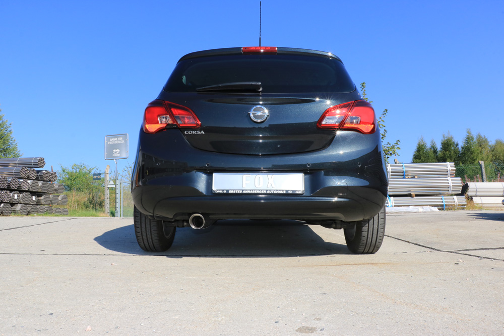 Fox Sportuitlaat Opel Corsa E achterdemper - 1x90 type 25