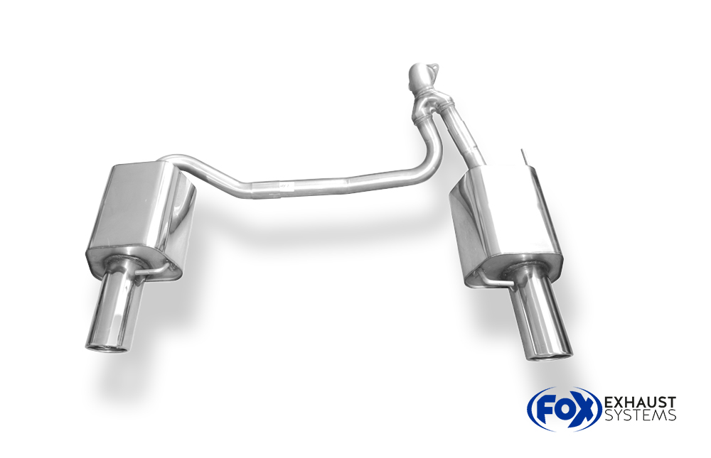 Fox Sportuitlaat Hyundai Coupe Type GK Achterdemper Rechts/Links - 1x100 Type 17 Rechts/Links